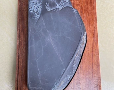 皇岩老坑正脉石肉大片冰纹 手工精雕孤品仕