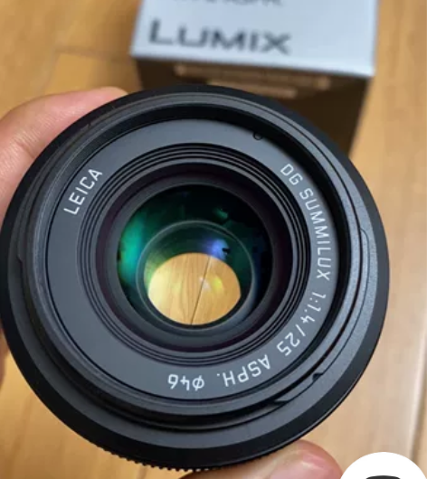 松下25mm镜头f1.4二代 箱说齐全,m...