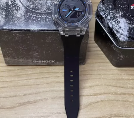 卡西欧手表，透明蓝，全新 感兴趣的话点“我...
