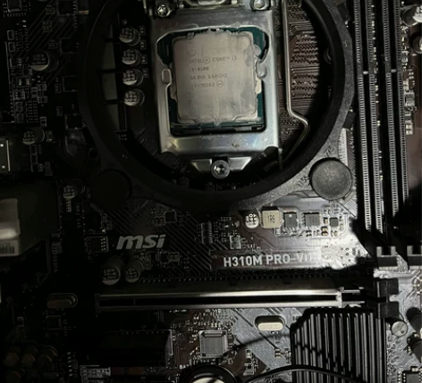 自用i3 8100+微星h310m pro...