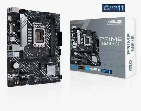 华硕H610M-K D4主板，全新未拆封，...
