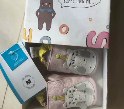 shooshoos婴童真皮软底鞋，12.5...