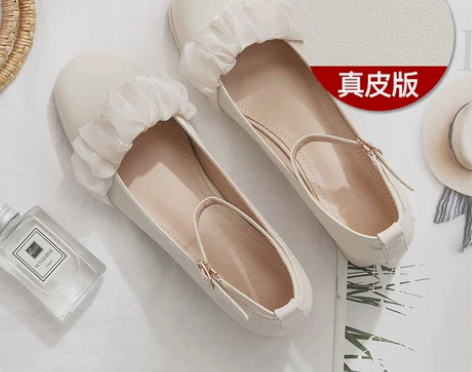 中跟粗跟单鞋2022春新款温柔淑女风玛丽珍...