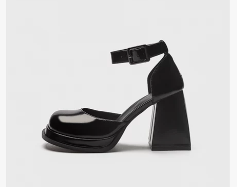 包头凉鞋女夏大头超高跟鞋粗跟单鞋女玛丽珍鞋...