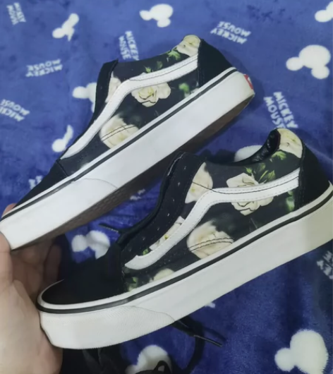 【Vans范斯官方 花花卉纹板鞋 江浙沪...