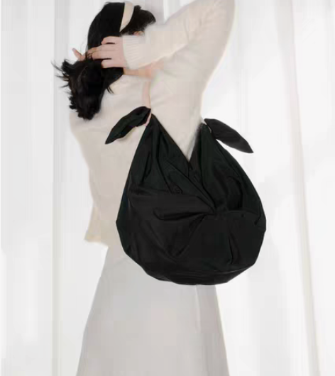 转卖KIWICANVAS鹬鸵帆布包袋女褶皱...