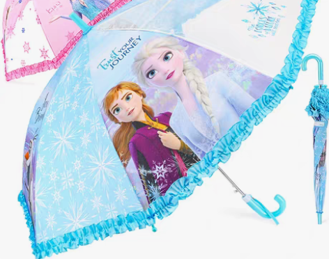转卖迪士尼儿童雨伞女童幼儿园小孩学生冰雪奇...
