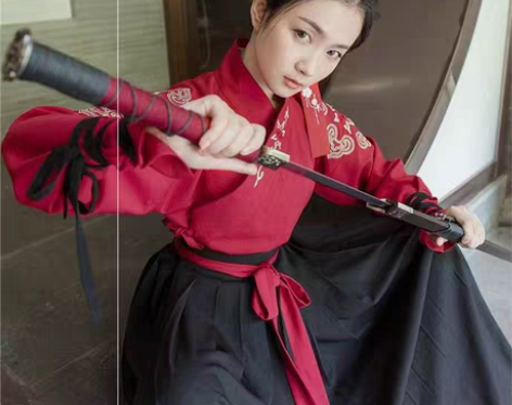 转卖女扮男装汉服女帅气侠客风古装霸气魏晋风...