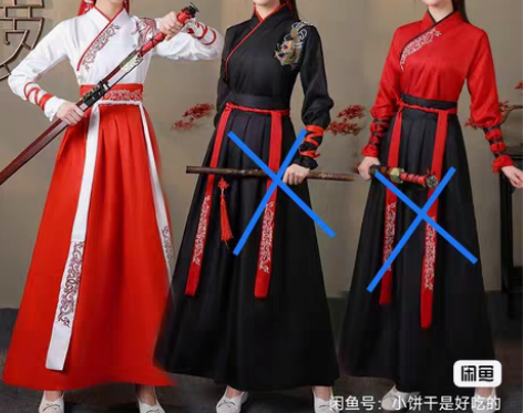 古装汉服女中国风学生班服改良交领魏晋风武侠...