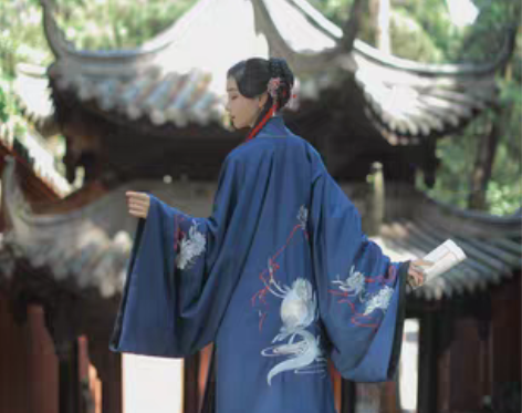 转卖兰若庭 汉服 乘黄 明制 披风 绣花 ...