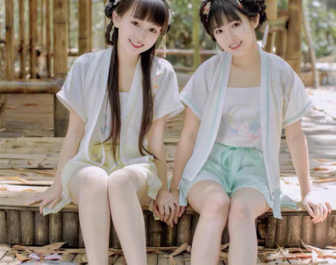 包邮兰若庭 汉服 长夏 流萤 短宋裤 汉元...