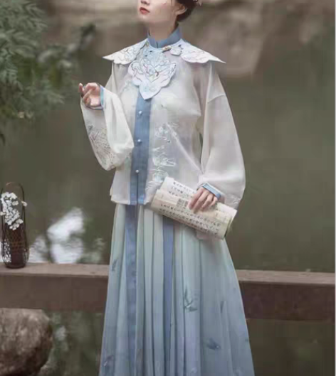 包邮11［出］桔屿原创汉服玉骨全新仅拆吊牌...