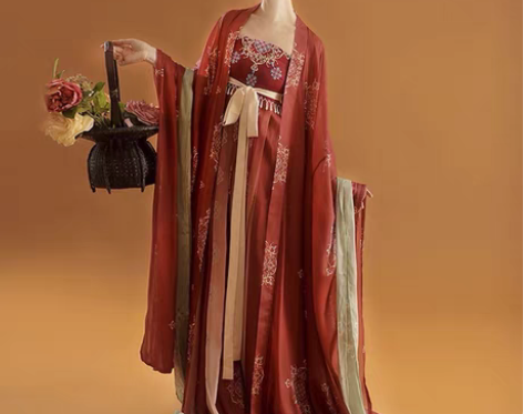 转卖桔屿正品原创汉服女诃子裙【簪花】大袖衫...