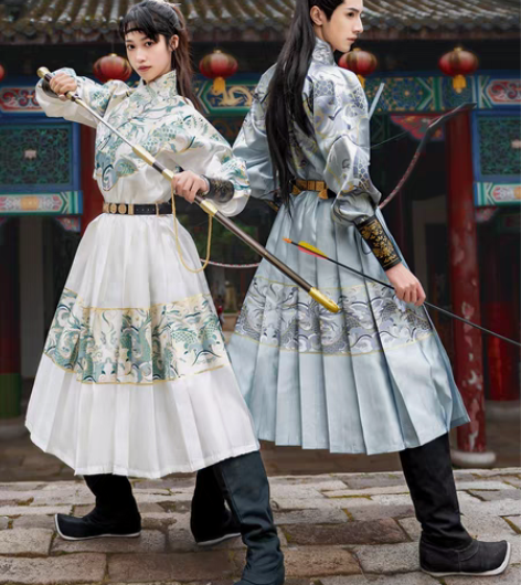 包邮【水龙吟】如梦霓裳原创男女汉服织金暗纹...