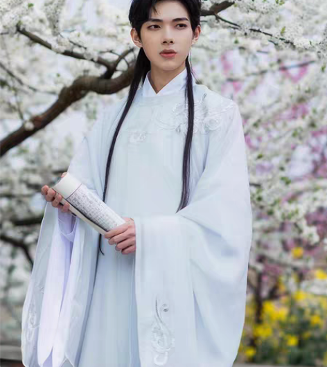 包邮如梦霓裳清越原创秋季汉服男士宋制大袖薄...