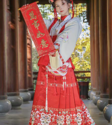 包邮送小物 茗月萱【如意】汉服女明制比甲立...