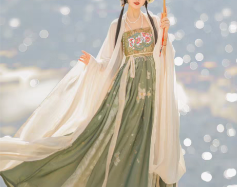 转卖（科幻） 【春有约】茗月萱唐制诃子裙汉...