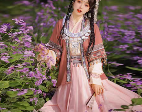 出租裳云兮原创【燕奴娇】汉服女宋制半袖褶裙...