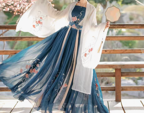 转卖蝉佩含娇原创汉服女宋制四件套齐腰襦裙大...
