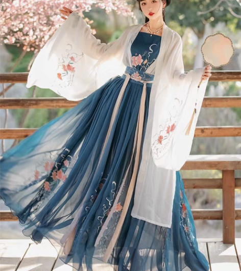 包邮【出】蝉佩汉服女正品原创含娇中国风对襟...