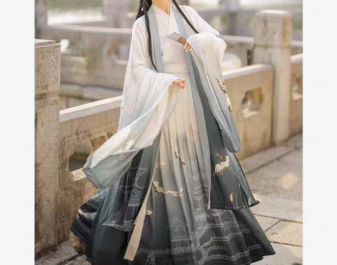 滕王阁汉服女款正品原创中国风晋制齐腰襦裙魏...