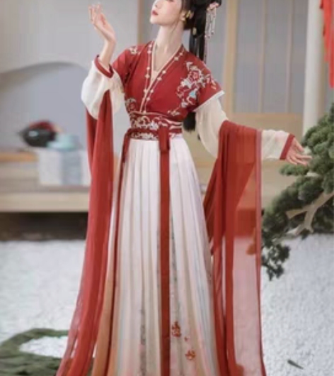 包邮【佛系出】【华服日联名款】汉尚华莲金碧...