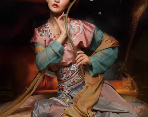 转卖14.都城南庄汉服 思唐V领 长安十二...