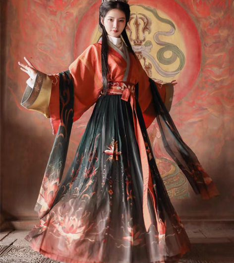 汉服出租 都城南庄汉服 潋紫云 交领汉...