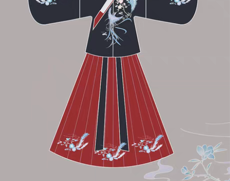 转卖艺缕原创正品【鸾凤】交领汉服女琵琶袖明...