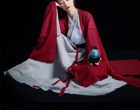 转卖洛苓 女士民族装舞台装 年会穿过一次￥...