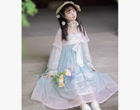 转卖五五年原创汉服夏日系列之【星月】汉元素...