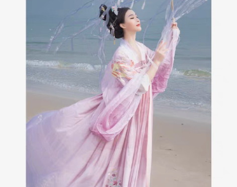 包邮五五年汉服女 凤归云 原创正品重工刺绣...