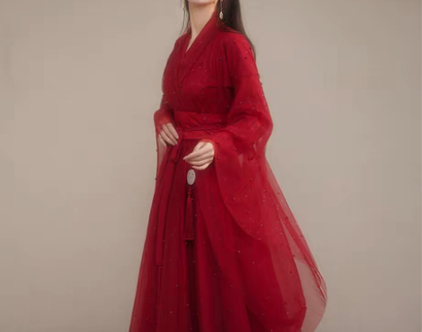 转卖几乎全新吊牌还在2022原创汉服女夏季...