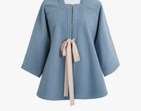 转卖七月夕 故人游 明制汉服短袄 方领半袖...