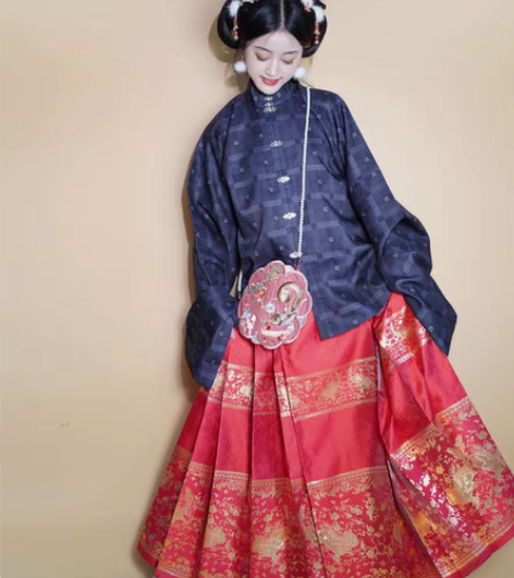 包邮【杭州汉服出租】若谷君同款明制（图侵删...