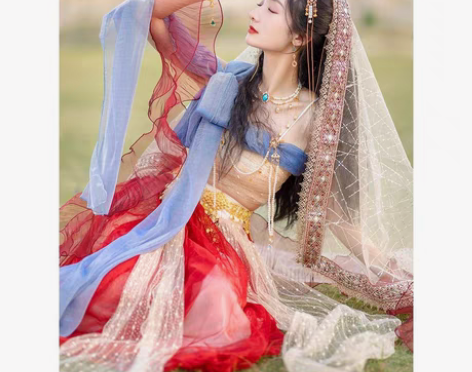 包邮珍缕茉莉公主敦煌异域风情古装汉元素改良...