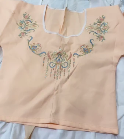 转卖珍缕汉服女正品原创千禧寻坦领三件套一片...