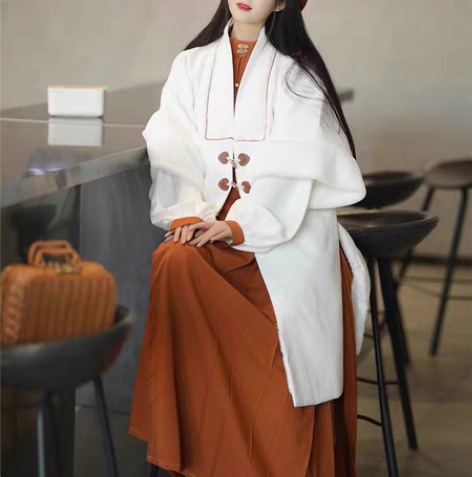 包邮汉旭忆佳人明制汉服女汉元素改良日常款马...