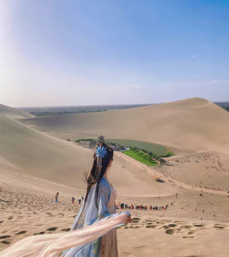 汉旭家的诃子裙 汉服 出去旅游穿过一次 7...