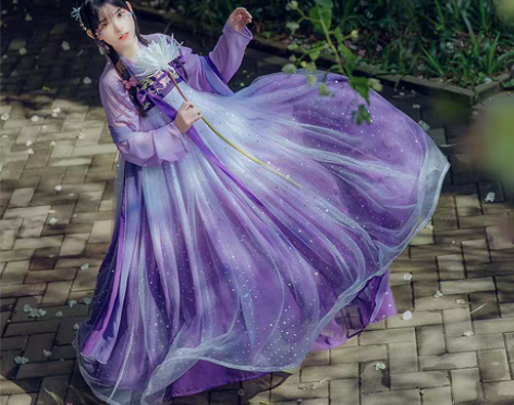 转卖辰莲鱼梦汉服女秋冬中国风仙气飘逸古风学...
