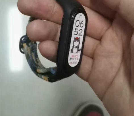 包邮标准版，小米6手环，自己换的表带， 感...