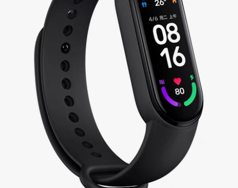 转卖小米手环6智能血氧心率监测蓝牙男女款运...