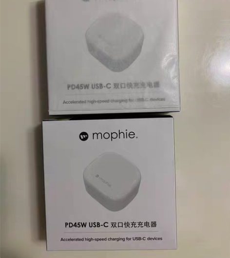 包邮45w双口快充 mophie 可以同时...