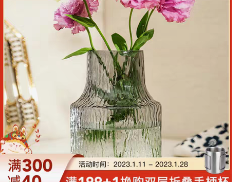 转卖【年货价】摩登主妇花瓶摆件客厅插花in...