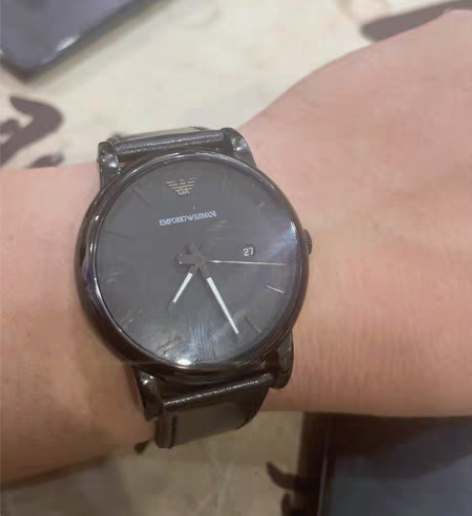 阿玛尼男款手表，才买一年！闲置处理！ 感兴...