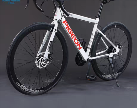 转卖飞鸽铝合金公路自行车男女禧玛诺变速70...