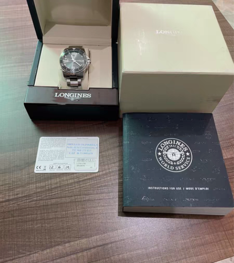 Longines浪琴正品手表康卡斯潜水夜光...