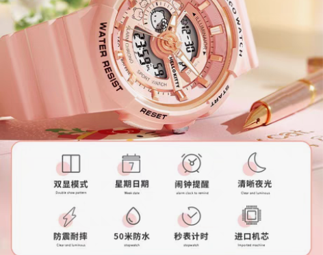 正港三丽鸥联名手表 全新未拆包装，情人节礼...