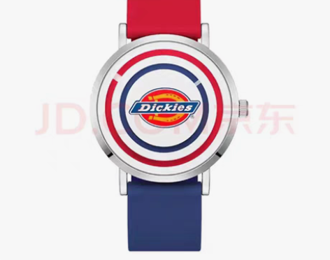 包邮Dickies 手表学生腕表潮流彩色时...