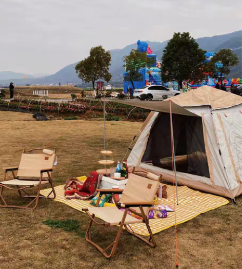 包邮露营帐篷户外帐篷钉家庭野餐旅行折叠遮阳...